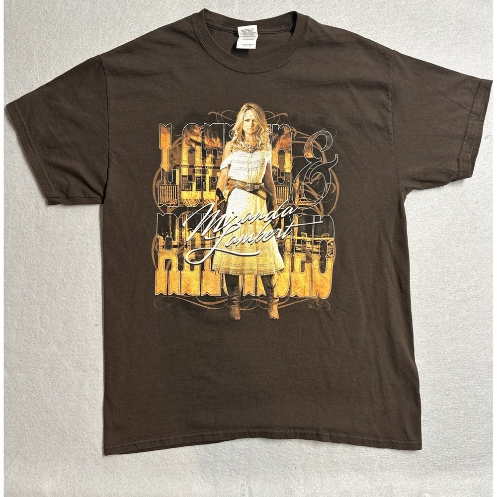 Miranda Lambert Tour T-Shirt Size Large 2013 Locked & Reloaded Tour Concert Tee